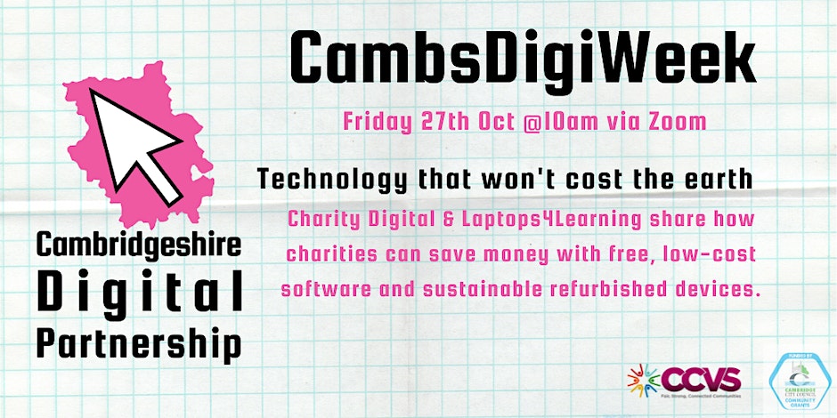 Cambridge Digital Partnership Event 28th Oct 2023