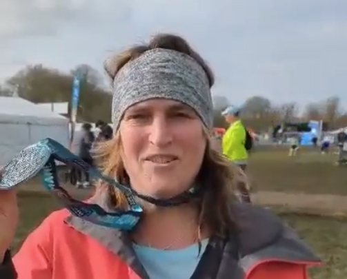 Founder Sue Gowling, runs the Cambridge Half Marathon in aid of Digital Inclusion